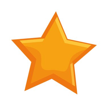 yıldız alanı izole simgesi