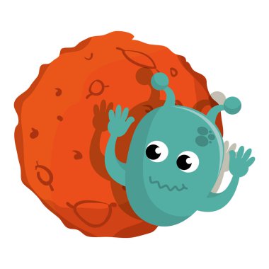 Gezegen Mars ile güneş sisteminin