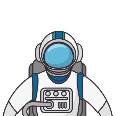 astronot içinde boşluk karakteri