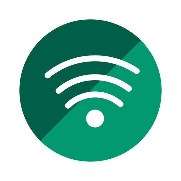 Wifi-Zeichen isoliert Symbol — Stockvektor