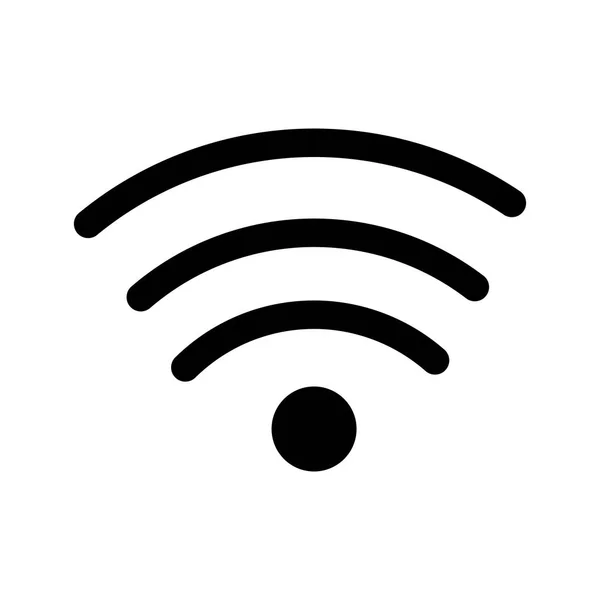 Wifi sign isolated icon — Stock Vector