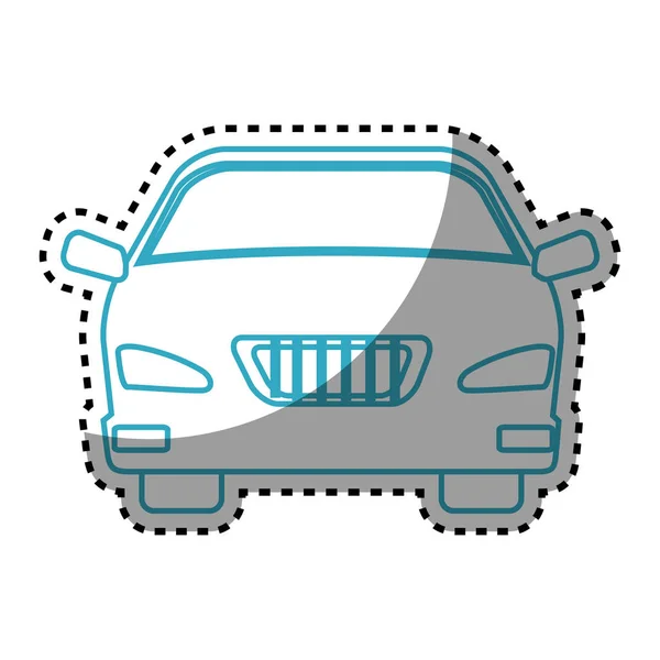 Coche vehículo aislado icono — Vector de stock