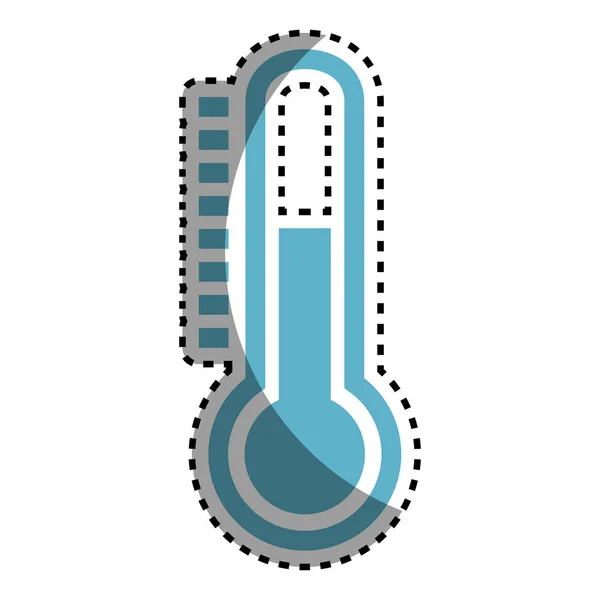 Termómetro temperatura medida icono — Vector de stock