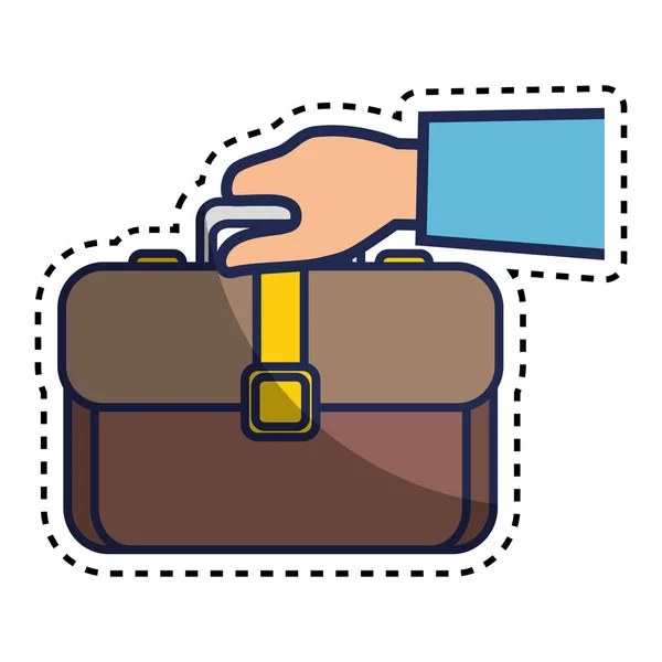 Portefeuille business geïsoleerde pictogram — Stockvector