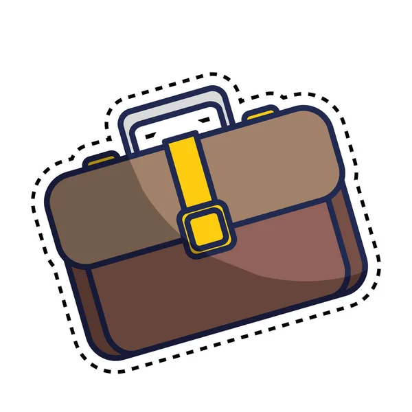 Portfolio business isolated icon — Stock Vector