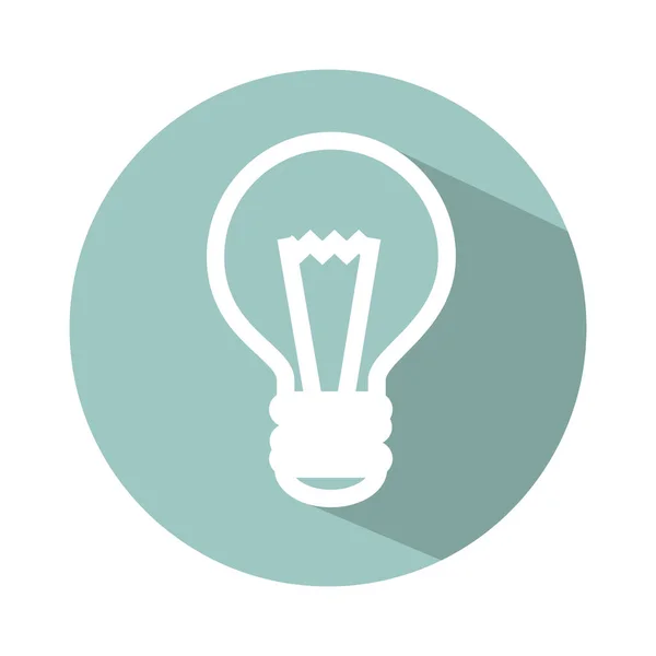 Lamp licht geïsoleerd pictogram — Stockvector