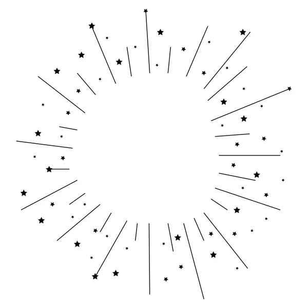 Значок сонця вибуху рамки — стоковий вектор
