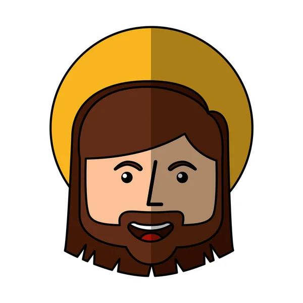 Jesuschrist avatar character icon — Stock Vector