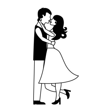 aşık çift karakter simgesi