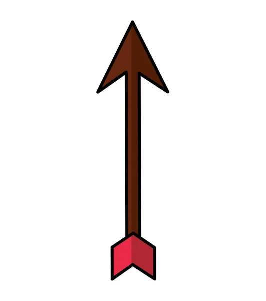 화살표 양궁 고립 된 아이콘 — 스톡 벡터
