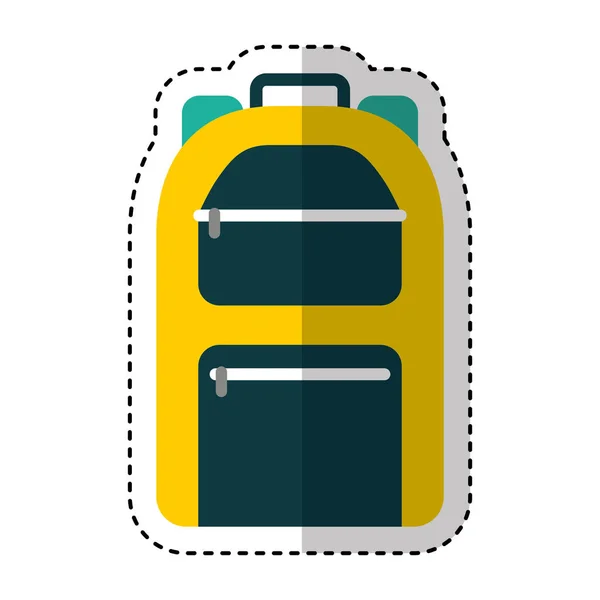 Suitcase travel isolated icon — Stock Vector