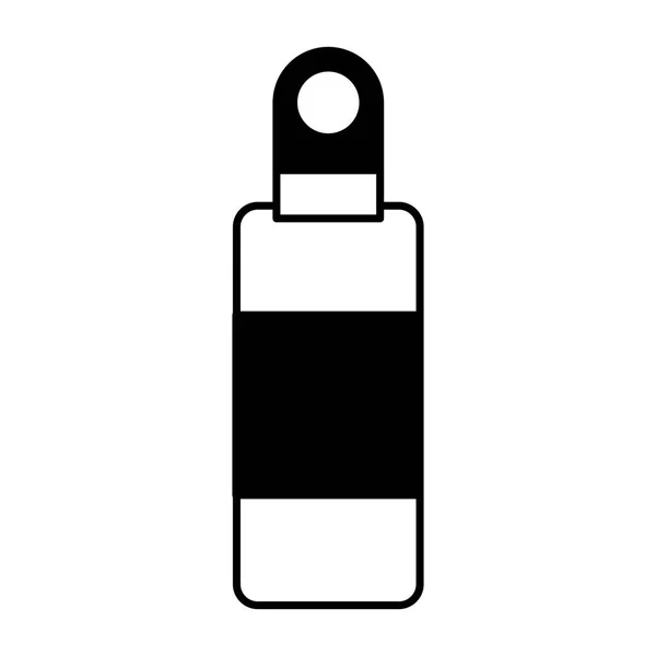 Значок пляшки кемпінгу Кантен — стоковий вектор