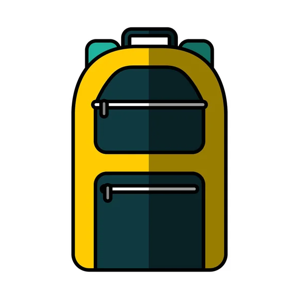 Suitcase travel isolated icon — Stock Vector