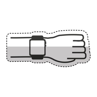 smartwatch Gadget'ı izole simgesi