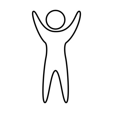 Fitness Spor atlet siluet