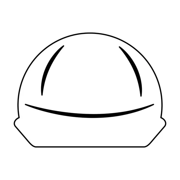 Casco de seguridad aislado icono — Archivo Imágenes Vectoriales