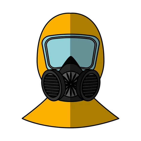 Εργαζόμενος avatar με ασφάλεια το κοστούμι — Διανυσματικό Αρχείο