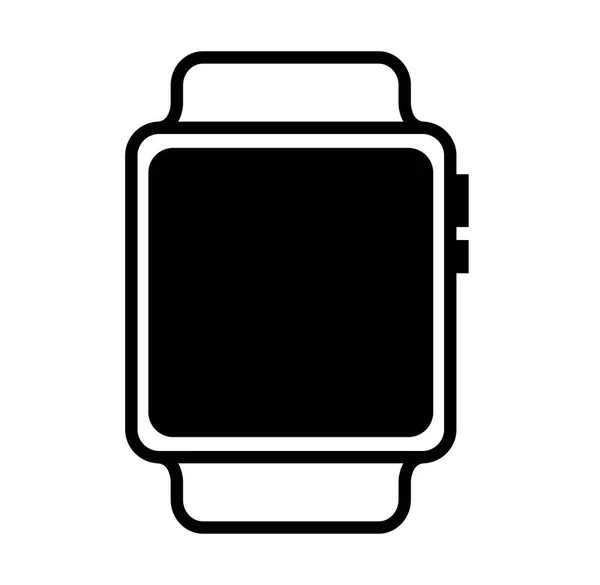 Izolované ikonu SmartWatch miniaplikace — Stockový vektor