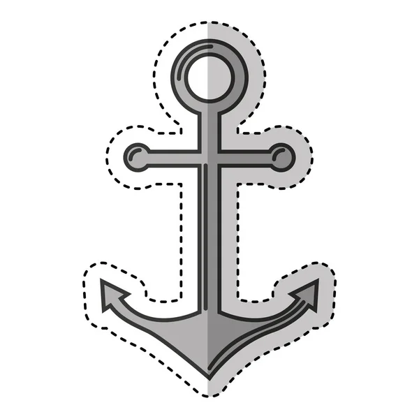 Анкерна морська ізольована ікона — стоковий вектор