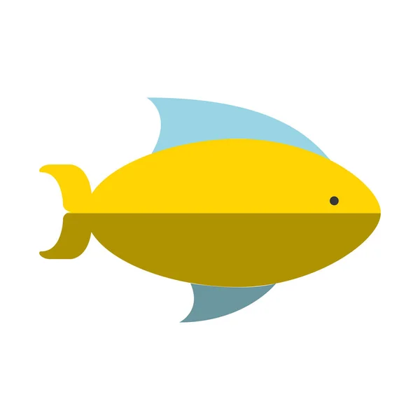 Fish sea isolated icon — Stock Vector