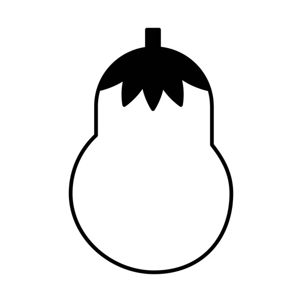Légume frais icône isolée — Image vectorielle