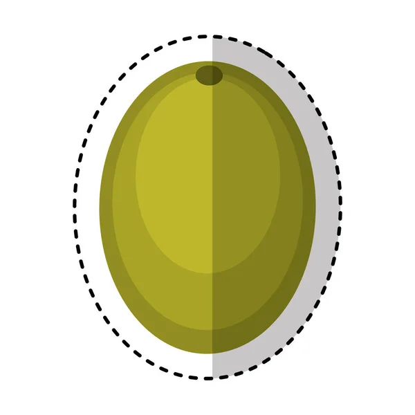 Свіжі фрукти ізольовані значок — стоковий вектор