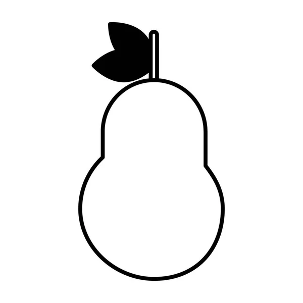 Fruits frais icône isolée — Image vectorielle