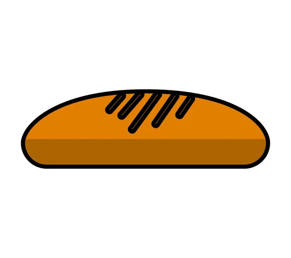 Gott bröd isolerade ikonen — Stock vektor