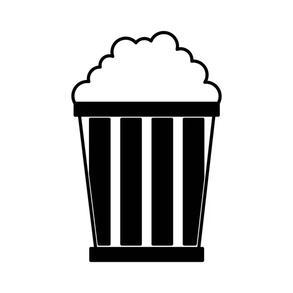 Popcorn köstliche Ikone — Stockvektor