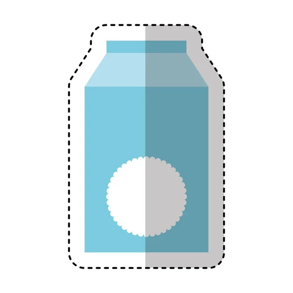 Молочна коробка ізольована ікона — стоковий вектор
