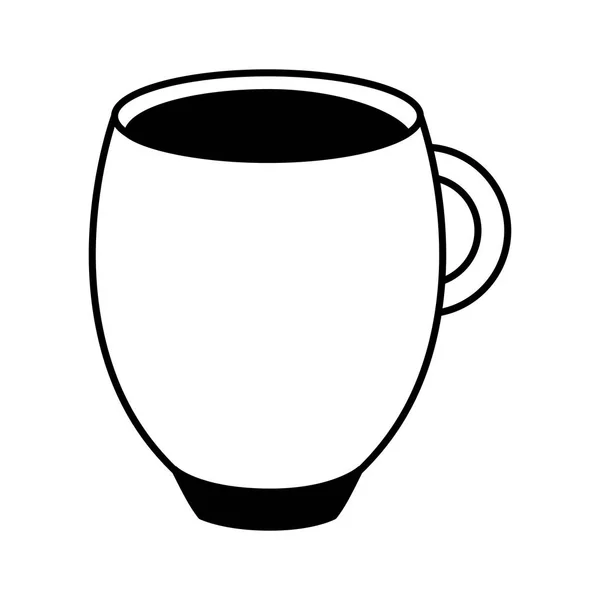 Kaffe kopp dryck ikon — Stock vektor
