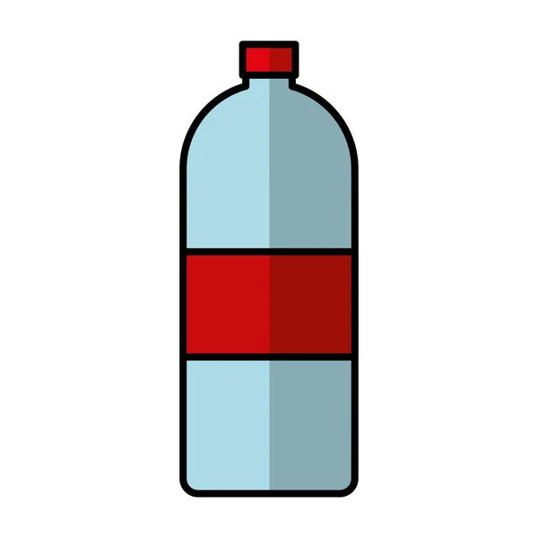 Bouteille boisson icône isolée — Image vectorielle