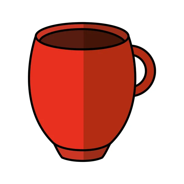 Taza de café bebida icono — Archivo Imágenes Vectoriales