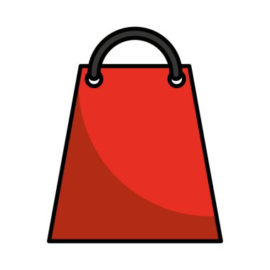 alışveriş çantası kağıt izole simgesi