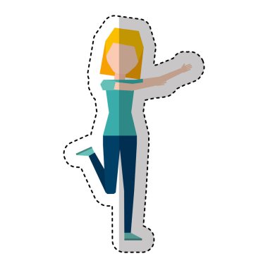 genç kadın avatar karakter