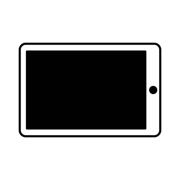 Icono del dispositivo electrónico tableta — Vector de stock