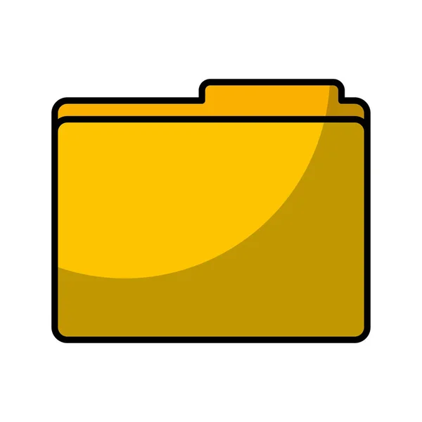 Folder file document icon — Stock Vector