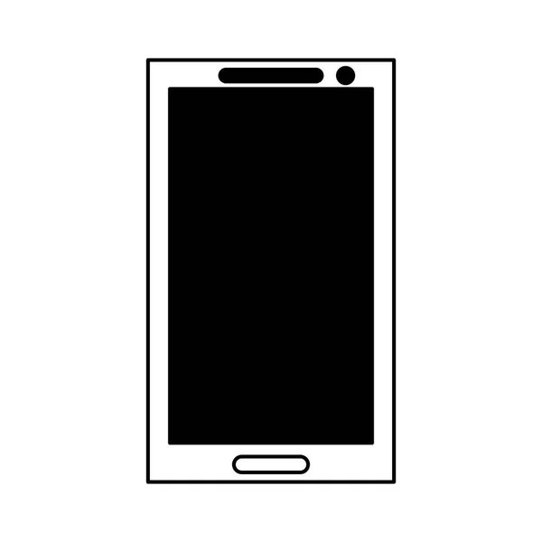 Icône de ligne de technologie smartphone — Image vectorielle
