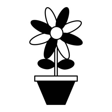 çiçek dekoratif izole simgesi