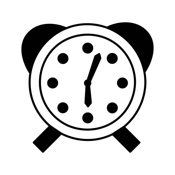 Orologio allarme icona isolata — Vettoriale Stock