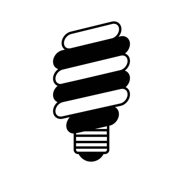 Uložit izolované ikonu žárovky — Stockový vektor