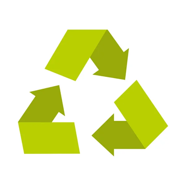 Recycle symbol sign icon — Stock Vector