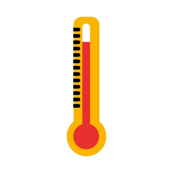 Icône de mesure de température thermomètre — Image vectorielle