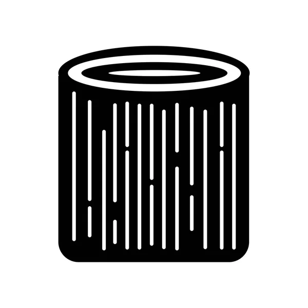 Madera troncos recurso icono — Vector de stock