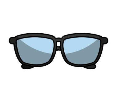 göz cam moda izole simgesini