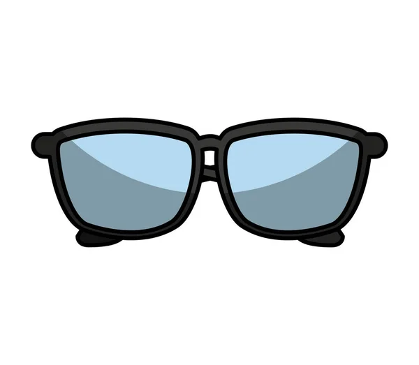 Occhio vetro moda isolato icona — Vettoriale Stock
