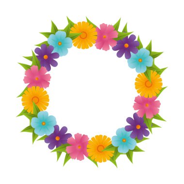 şirin çerçeve dekoratif çiçek