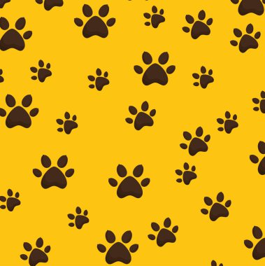 pençe ayak izi arka plan deseni simgesi