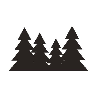 Orman manzara çerçeve amblemi