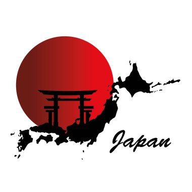 Japon Kültür harita poster